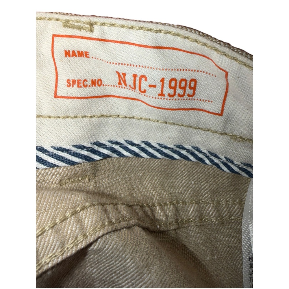 Nautica Mens NWOT Khaki Cotton Shorts Size 38 Flat Front 9 Inseam - Picture 4 of 5